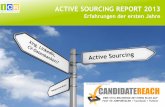 ACTIVE SOURCING REPORT 2013 - Competitive Recruiting · 2020-07-06 · Inhalte Management Zusammenfassung Teilnehmerüberblick Das Umfeld im Recruitment 2013 Definition Active Sourcing