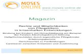 Moses Online Magazin - Ausgabe Juni 2017...Magazin -online.de Jun i 2017 2 Liebe Leserin, lieber Leser Dieses Magazin beschäftigt sich schwerpunktmäßig mit den Möglichkeiten und