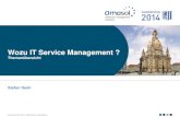 Wozu IT Service Management - amasol AG Services Mobile Components Web Servers App Servers Anwenders