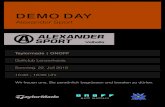 18-Flyer Demo Day Alexander Taylormade OnOff€¦ · Alexander Sport Taylormade | ONOFF Golfclub Lenzerheide Sonntag, 22. Juli 2018 10:00 - 16:00 Uhr Wir freuen uns, Sie persönlich