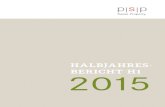 HalbJaH res- bericHt H1 2015 - PSP Swiss Property€¦ · Anzahl Areale und Entwicklungsliegenschaften Stück 10 10 10 Bilanzwert Areale und Entwicklungsliegenschaften CHF 1 000 446