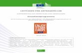 LEITFADEN FÜR ANTRAGSTELLERec.europa.eu/research/participants/portal/doc/call/... · Kofinanzierung von Informations- und Absatzförderungsmaßnahmen für Agrarerzeugnisse bemühen.