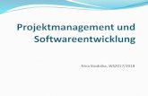 Projektmanagement und Softwareentwicklung 2018-11-23¢  Projektmanagementtools 08.01.2018 Projektmanagement
