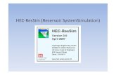HEC-ResSim(Reservoir SystemSimulation)kmcenter.rid.go.th/kcresearch/training/Person33.pdfHEC-ResSim(Reservoir SystemSimulation) แบบจําลอง HEC-ResSim หรือ