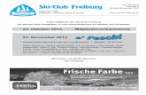 83. Jahrgang Ski-Club Freiburg€¦ · Für einen gut funktionierenden Service vor und hinter der Theke sind traditionell Mitglieder des Lehrteams engagiert. Die erfolgreichen Rhodia-Tennisdamen