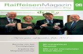 Raiffeisen Magazin · und Fleischwirtschaft“ – unter diesem Motto fand am 25. und 26. November 2013 die 19. DRV-Fachtagung Vieh und Fleisch in Münster statt. Teilnehmer und Referenten