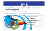Energieeffizienz –ein europäischer Blick auf politische … · 2016-01-13 · Innovation. Importabhängigkeit steigt weiter an 4 4. EU-28 –Endenergieverbrauch 5. Energy Efficiency