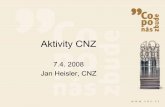 Aktivity CNZ - ISSS · Projekt Národního digitálního archivu Nové zákony o . e. Governmentu a nové výzvy k dlouhodobému ukládání elektronických dokumentů Ukládání