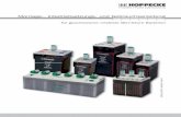 Montage-, Inbetriebsetzungs- und Gebrauchsanleitung · HOPPECKE Batterien GmbH & Co. KG Postanschrift: HOPPECKE Batterien GmbH & Co. KG Postfach 11 40 D-59914 Brilon Anschrift Zentrale: