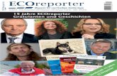 15 Jahre ECOreporter Gratulanten und Geschichten...Magazin für nachhaltige Geldanlage ECO reporte r 2014/2015 Preis: Deutschland: 6,80 € Österreich: 7,50 € Schweiz: 11,20 SFr