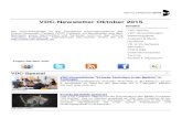 VDC-Newsletter Oktober 2015 · PDF file 2015-11-02 · VDC-Newsletter Oktober 2015 Der VDC-Newsletter ist der monatliche Informationsdienst des Virtual Dimension Centers (VDC) Fellbach