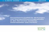 Climate Change 08/2009: Gesamtwirtschaftliche Wirkungen von ... Kurzfassung . Im August 2007 entwickelte