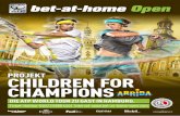 PROJEKT CHILDREN FOR CHAMPIONShamburger- · PDF file 8 Tage Tennis am Rothenbaum für den kompletten Fanblock! Allerdings heißt dies auch, dass der Fan-Block bis zu 8 Tage mit jeweils