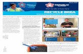 RECYCLE BREA · PDF file such as foam peanuts and bubble wrap, and start your own packing utility box to store these materials fo r futu e use. Use shredded newspaper for packing material
