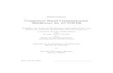 Dissertation - USI · 2009-11-25 · Dissertation Component Based Communication Middleware for AUTOSAR AusgeführtzumZweckederErlangungdesakademischenGradeseines ...