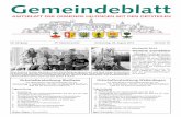 Gemeindeblatt - Hilzingen · PDF file wie Baureifmachung von Grundstücken. Modernisierung von bestehenden Gebäuden (Baujahr vor 1945) mit 30 Pro-zent, maximal 20.000 Euro pro familiengerechte