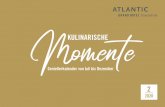 KULINARISCHE Momente - ATLANTIC Hotels · 2020-06-29 · Genießen Sie leckere Kürbisgerichte für Klein und Groß, von der Vorspeise bis zum Dessert. Bitte reservieren Sie rechtzeitig