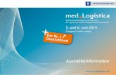 5. und 6. Juni 2019 - Leipzig 2019 | med+Logistica...widmet sich als Kongress mit Fachmesse ausschließlich und umfassend der Prozessoptimierung im Krankenhaus. Nur in Leipzig haben
