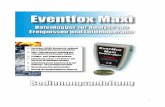 Anleitung zum Eventfox Maxi PDF - Scanntronik zum Eventfox Maxi.pdf · eines potentialfreien Kontaktes konzipiert. Zusätzlich wurde der ... temperatur des Datenloggers sowie der