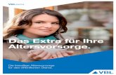 Das Extra für Ihre Altersvorsorge. - meinefinanzklinik.de · 2019-03-27 · Die Entgeltumwandlung für die VBLextra beruht auf einer Absprache zwi-schen dem Versicherten und dem