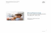Kurzfassung Evaluationsbericht August 2015 2020-06-18آ  Schule Steinacker, Pfأ¤ffikon, Kurzfassung,