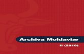 Archiva Moldaviæ · Ottmar TRAŞCĂ, La rebellion légionaire dans la vision du Consulat allemand de Iaşi, 19-25 janvier 1941 225 Teodor CANDU, Octavian MOŞIN, Le clergé de la