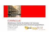 Sen. Leitender Systemberater Oracle Fusion Middlewarealt.java-forum-stuttgart.de/jfs/2010/folien/B4.pdf · • Session-States in heterogenen Umgebungen schwierig. Oracle Coherence: