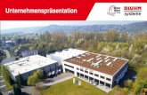 Unternehmenspräsentation - Bluhm Systeme GmbH...Wie Sie uns erreichen Bluhm Systeme GmbH Maarweg 33 53619 Rheinbreitbach Germany Tel.: +49 (0)2224 77080 Mail: info@bluhmsysteme.com