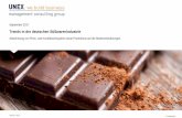 Trends in der deutschen Süßwarenindustrie · 2016 gehörten Süßwaren in 5 der 9 größten westeuropäischen FMCG Märkte zu den Top Wachstumstreibern Key Facts: EU Produktion