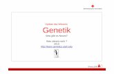 Update des Wissens Genetik€¦ · 2 Blutspendezentrale für Wien, Niederösterreich und BurgenlandGenetik. R-Heinz.2010 Genetik : Blutdepot-Alltag 1.11..1. Diagnostik: Serologie: