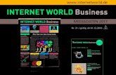 INTERNET WoRld Business · PDF file Fachkonferenz/en (z.B. Mobile Business Conference) Twitter-Angebot @internet_world INTERNET WORLD E-Commerce Messe eCommerce Trends Newsletter Website