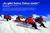 „Es gibt keine Tabus mehr“...Es gab im Vergleich zum langjährigen Mittel-wert auch neun Berg- bzw. Lawinentote weniger im vergangenen Winter. Der Tiroler Experte Peter Veider