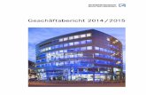 Geschäftsbericht 2014/2015 - aknw.de · Geschäftsbericht 2014/15 Inhalt 0. Einleitung: Paukenschlag 5 1. Berufspolitik 7 1.1 Bauordnung NRW 8 1.2 Novellierung Baukammerngesetz –