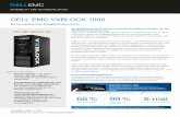 DELL EMC VXBLOCK SYSTEM 1000 · 2020-04-28 · 2009 schuf Dell EMC mit der Einführung des ersten Vblock-Systems den Markt für konvergente Infrastruktur (CI). Dell EMC ist mit dem