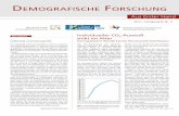 Demografische Forschung Aus Erster Hand - 2011, Ausgabe 3 Aus Erster Hand Demografische forschung EDITORIAL