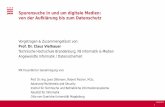 Spurensuche in und um digitale Medien: von der Aufklärung ... · Hoher Aufwand für Erhebung und Plege der Daten 13.06.2017 Datensatz - Name - Vorname - Anschrift - Geschlecht -