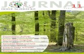 JOURNAL 11 - Hohe Schrecke · AKTUELLES 4 Hohe Schrecke Journal Nr. 11 Hohe Schrecke Journal Nr. 11 5 Prominenter Auftakt Eigentlich zündete schon im letzten Oktober die Stufe zwei