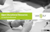 Open Educational Resources€¦ · Der Begriff „Open Educational Resources“ wurde erstmals 2002 von der UNESCO genutzt „Lehr-, Lern- und Forschungsressourcen in Form jeden Mediums,