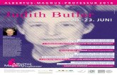 Judith Butler - Universität zu Köln · Judith Butler ist vielfach ausgezeichnet worden; so erhielt sie den Andrew Mellon Award (2009-13) und den Adorno Preis der Stadt Frankfurt