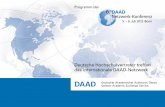Deutsche Hochschulvertreter treffen das internationale DAAD … · 2015-11-30 · Uhrzeit Vortragsprogramm Einzelgespräche 13.30 – 14.00 Ländervortrag: Indonesien Dr. Irene Jansen,