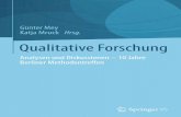Qualitative Forschung - Startseite · 2016-02-11 · Qualitative Forschung: Analysen und Diskussionen Zur Einführung in den Themenband: Hintergrund, Konzept, Erfahrungen und Refl