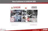 Neue Funktionen in SolidCAM 2020 · 2020-05-06 · HSS & SIM 5X – Automatischer Rückzug • Die Art der Rückzüge kann nun automatisch erfolgen. Die Art der Rückzüge sowie die