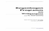Regenbogen Programm - Salzkammergut · Regenbogen Programm am Wolfgangsee im Salzkammergut und der Stadt Salzburg Tipps und Informationen für Tage, an denen „die Natur sich erholt“