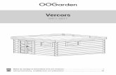 Vercors - cdn.oogarden.net• Prévoir une isolation si l’abri ne possède pas de plancher. ... vis de bouger pour laisser le bois bouger car le bois est un matériau vivant. •