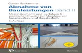 Gunter Hankammer - ciando ebooks · Messinstrumente und -verfahren & praktische Hinweise zur Abnahme von Innenausbau und Haustechnik 5., aktualisierte und erweiterte Auflage mit 416
