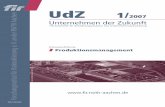 UdZ 1/2007 - FIRdata.fir.de/download/udz/udz1_2007_387.pdf · gen für die betriebliche Praxis gemeinsam mit Unternehmen zu erarbeiten. Unsere Angebote für die Industrie gründen