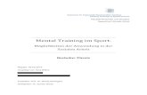 Mental Training im Sport. - uni-hamburg.de...Fakultät Wirtschaft und Soziales Department Soziale Arbeit Mental Training im Sport. Möglichkeiten der Anwendung in der Sozialen Arbeit