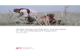 Climate Change and Migration: Possible Roles for German … · 2018-10-05 · identify, as populations may not move en masse as a result of a catastrophic event but rather relo-cate