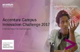 Accenture Campus Innovation Challenge 2017 · 2020-02-17 · Basierend auf „Accenture Technology Vision 2016“ CIC Thema 2017 Digitale Evolution: Der Mensch im Zentrum des digitalen