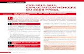 exploit corner exploit corner CVE-2012-5611, Exploitation ... · le plantage immédiat du SGBD MySQL : Program terminated with signal 11, Segmentation fault. #0 0x41414141 in ?? Dans